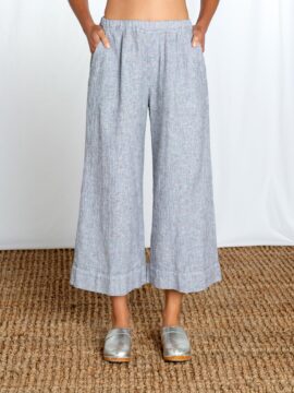 Pleated Crop Pant