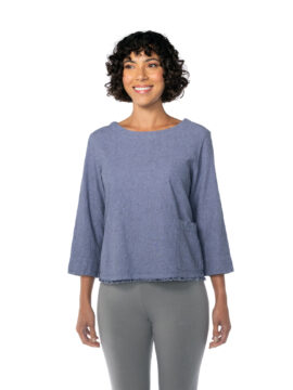 Pocket 3/4 Slv Shell