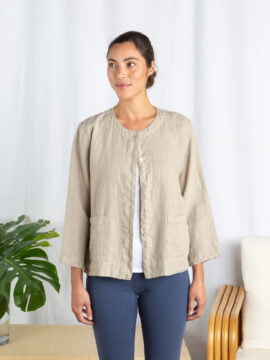 3/4 Slv Cropped Jacket