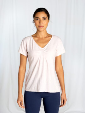S/S Tuck Front Top
