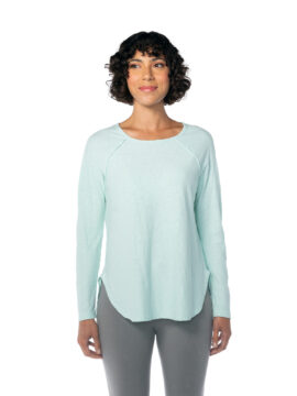 L/S Ruched Back Top