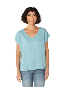 V-Neck Boxy Top