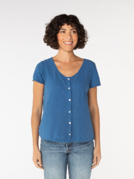 S/S Button Front Top