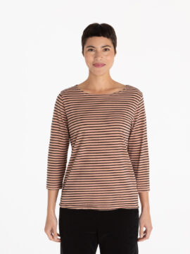 3/4 Slv Boatneck Top