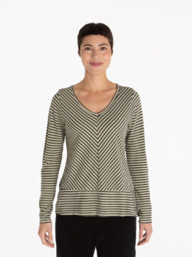 L/S Border Top