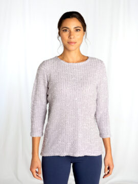 3/4 Slv Boatneck Top
