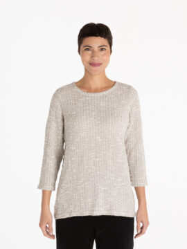 3/4 Slv Boatneck Top