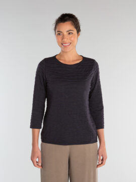 3/4 Slv Boatneck Top