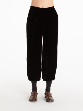 Cropped Pant w/ Darts