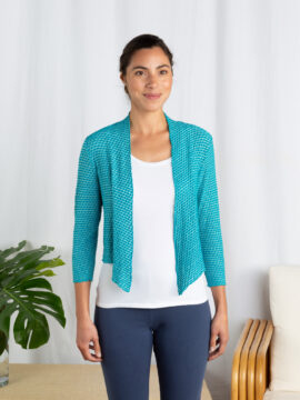 3/4 Slv Cropped Cardigan