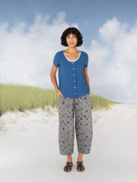 Cropped Pant w/ Darts 2