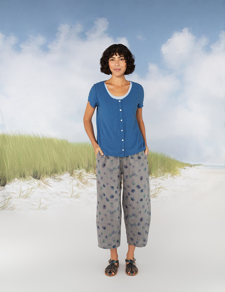 Cropped Pant w/ Darts 2